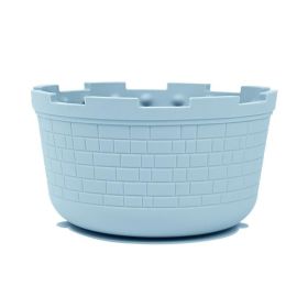 Anti-choking Pet Slow Licking Bowl With Suction Cup (Color: Blue, Type: Pet Bowl)