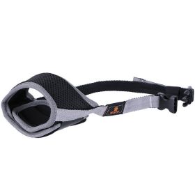 Mouth Cover To Prevent Eating Indiscriminately Large Labrador Dog (Option: Grey-XS)